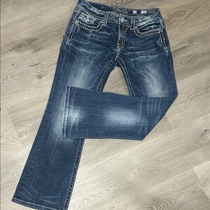 Miss Me Dark Blue Boot Cut Jeans